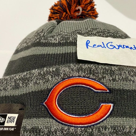RARE 100% New Era 2014 Chicago Bears GRAY ALT Sport Knit Hat NFL Beanie Winter